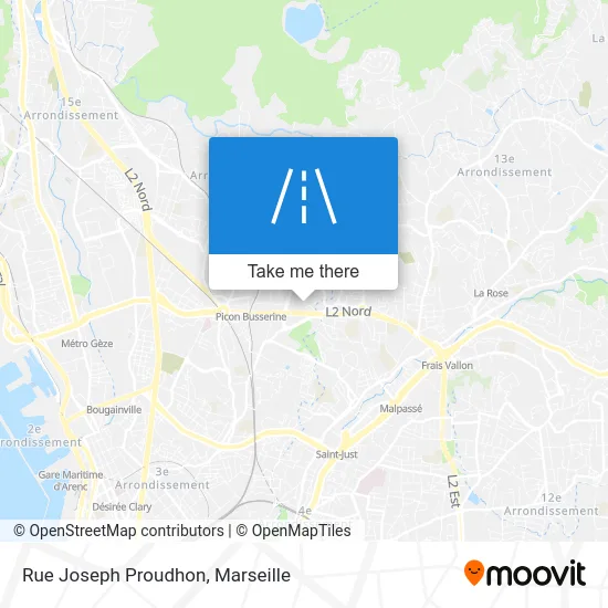 Rue Joseph Proudhon map