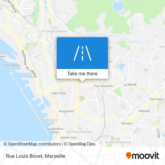 Rue Louis Bovet map