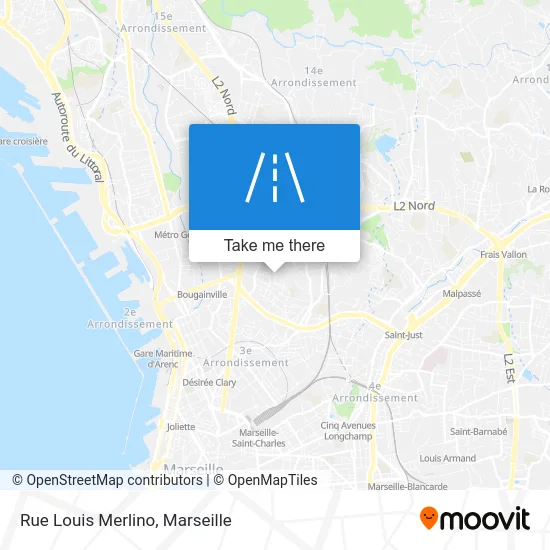 Rue Louis Merlino map