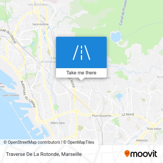 Traverse De La Rotonde map