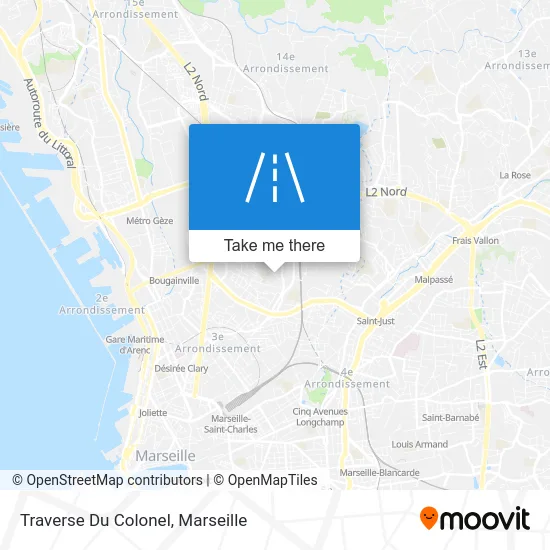 Traverse Du Colonel map