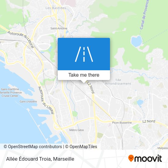 Allée Édouard Troia map