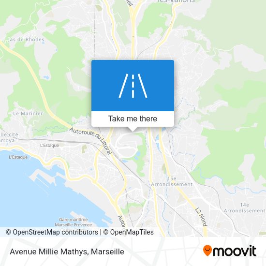 Avenue Millie Mathys map