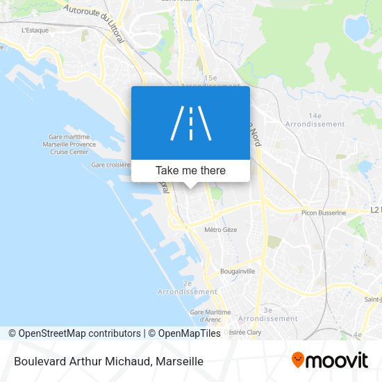 Boulevard Arthur Michaud map