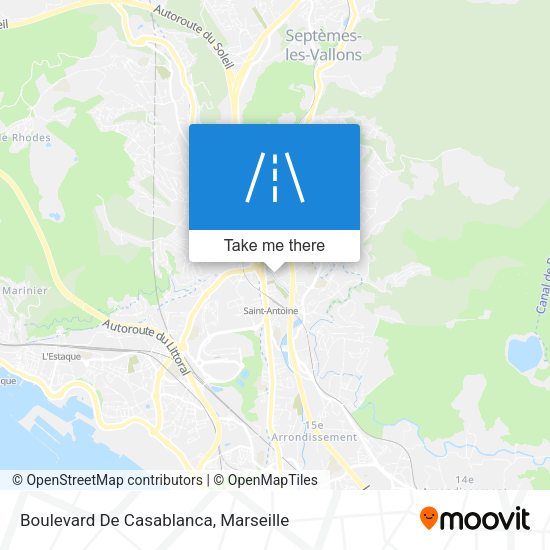 Boulevard De Casablanca map
