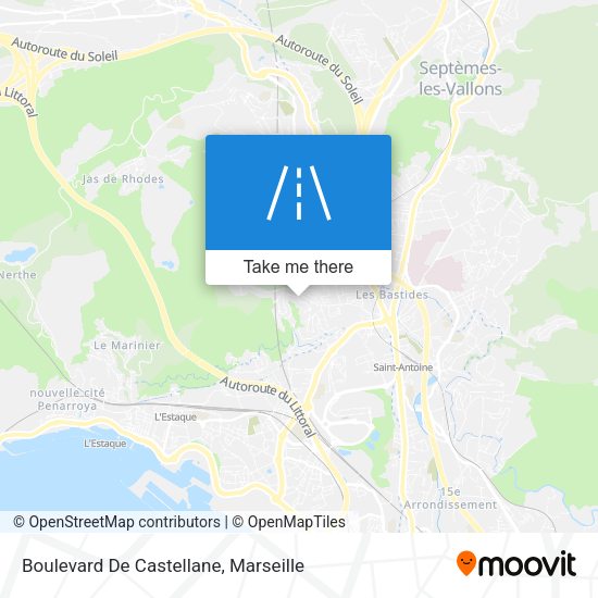 Boulevard De Castellane map