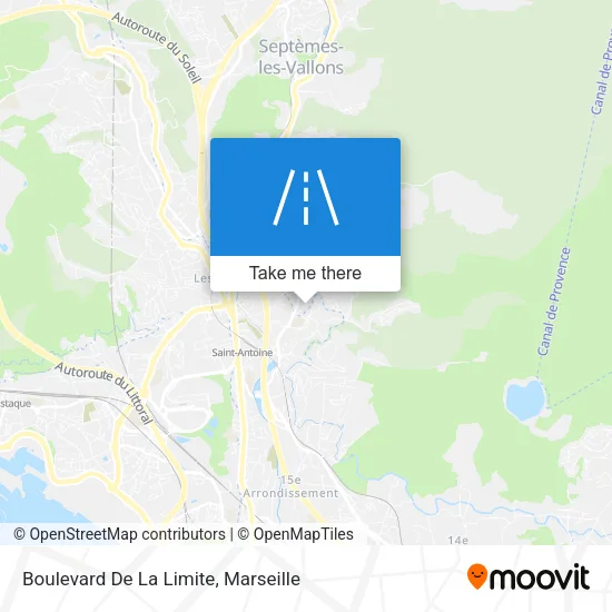 Boulevard De La Limite map