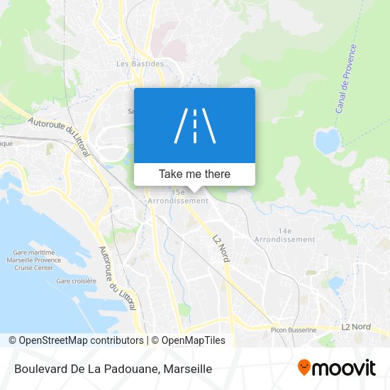 Boulevard De La Padouane map