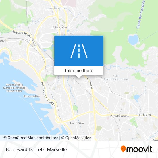 Boulevard De Letz map
