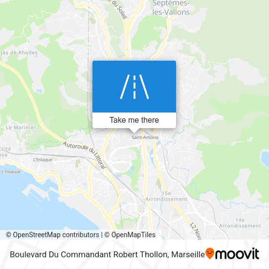Boulevard Du Commandant Robert Thollon map