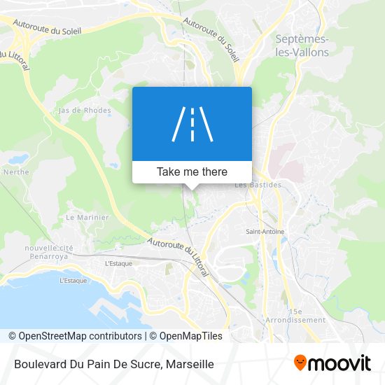 Boulevard Du Pain De Sucre map