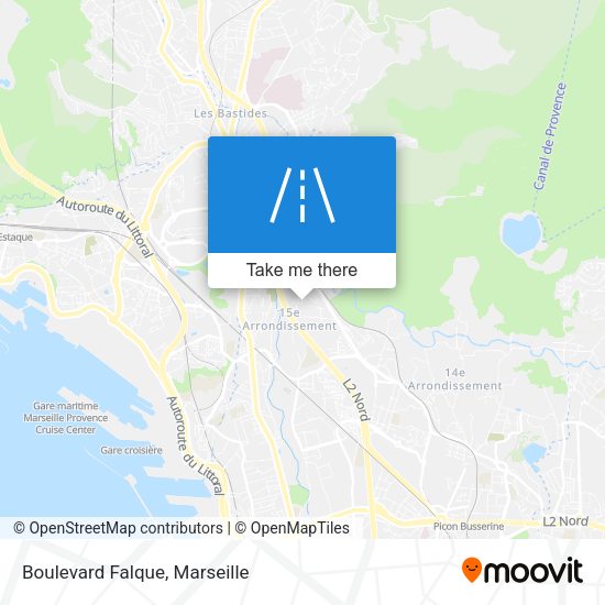 Boulevard Falque map