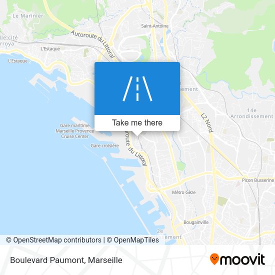 Boulevard Paumont map