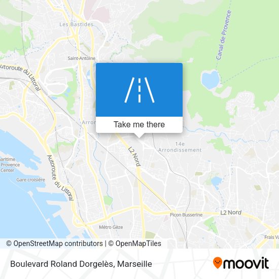 Boulevard Roland Dorgelès map