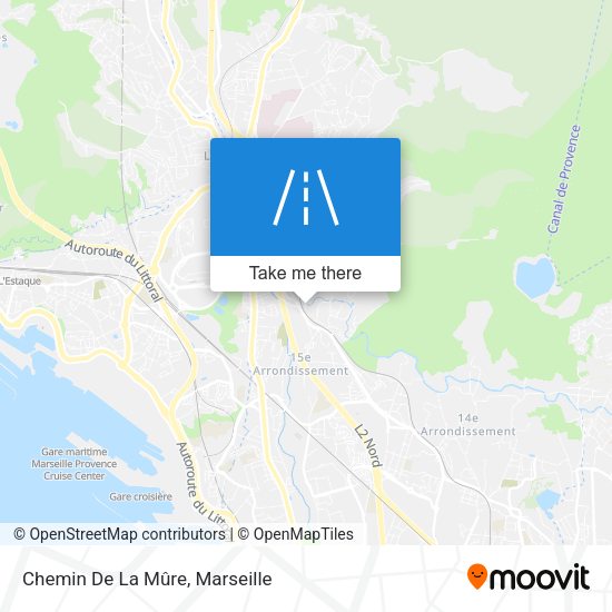 Chemin De La Mûre map