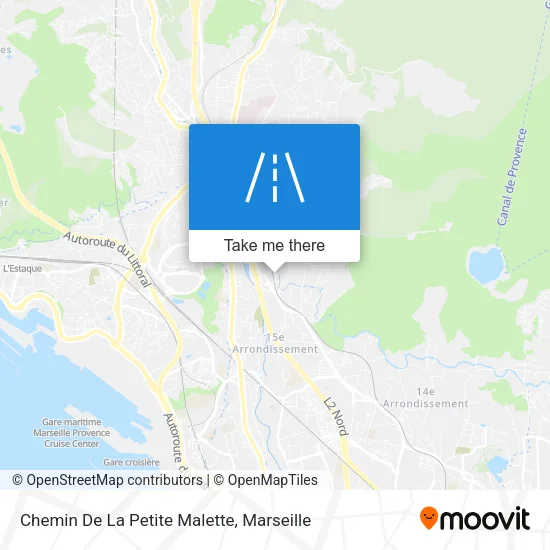 Chemin De La Petite Malette map