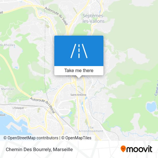 Chemin Des Bourrely map
