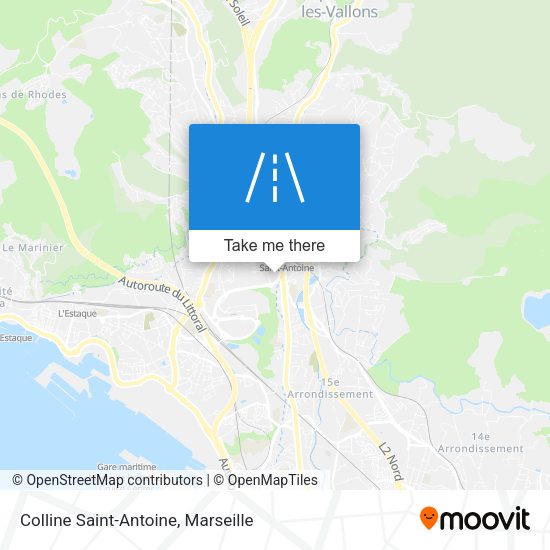 Colline Saint-Antoine map