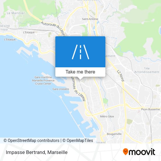 Impasse Bertrand map