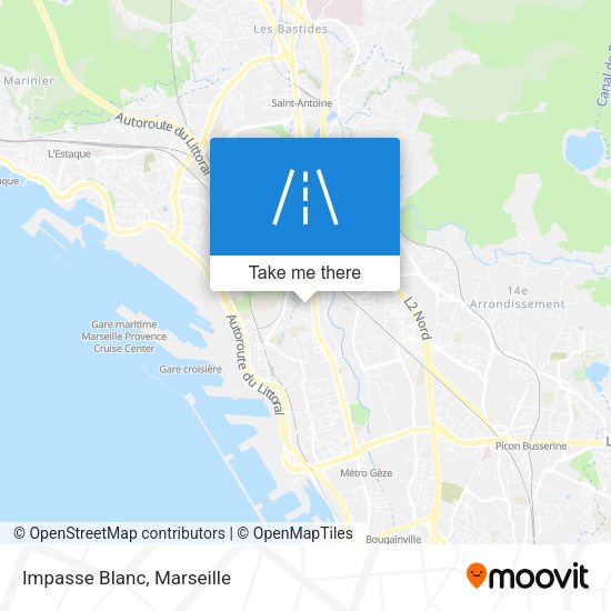 Impasse Blanc map