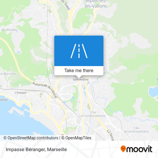 Impasse Béranger map