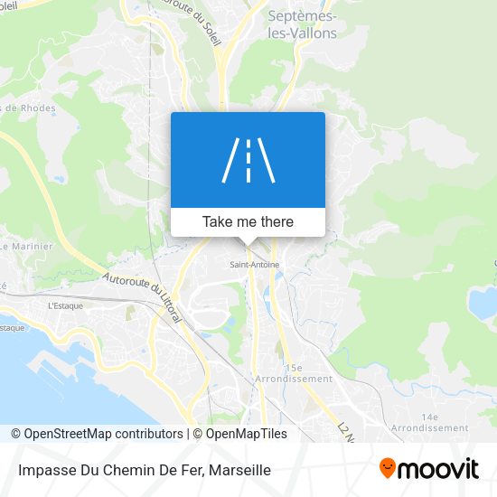 Impasse Du Chemin De Fer map
