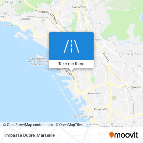 Impasse Dupré map