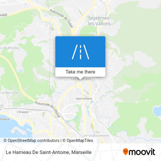 Le Hameau De Saint-Antoine map
