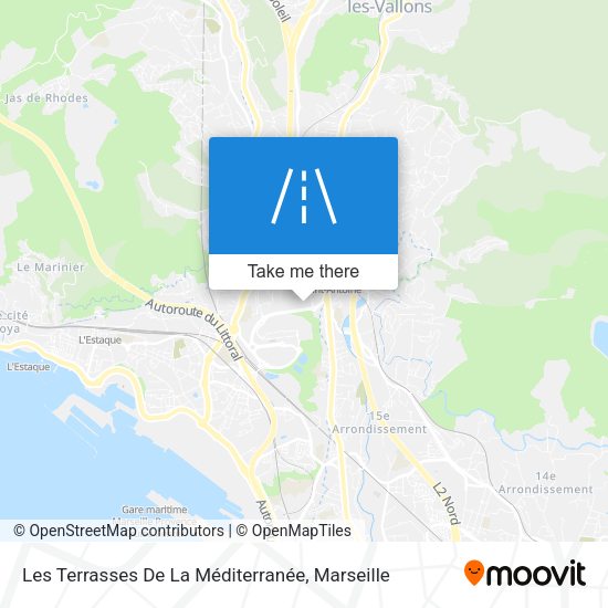 Les Terrasses De La Méditerranée map