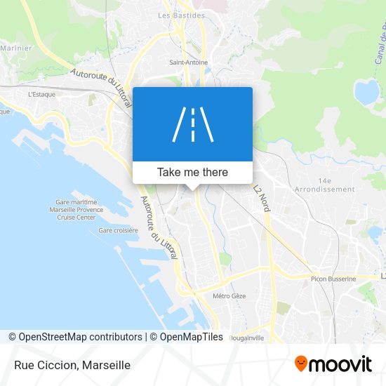 Rue Ciccion map