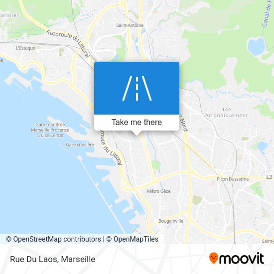 Rue Du Laos map