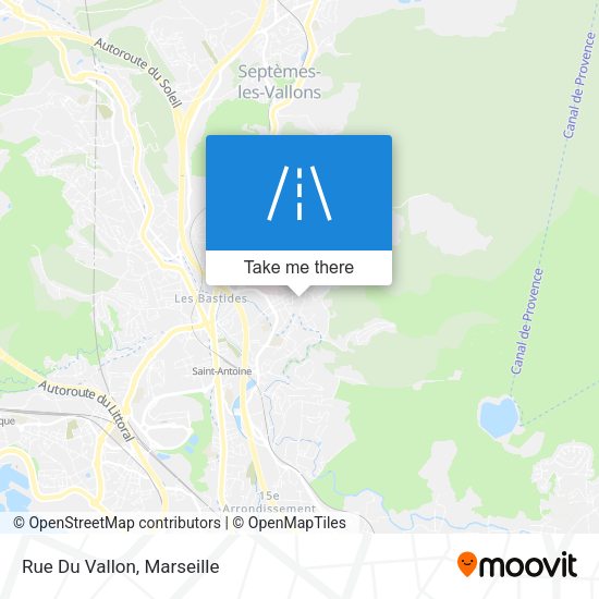 Rue Du Vallon map