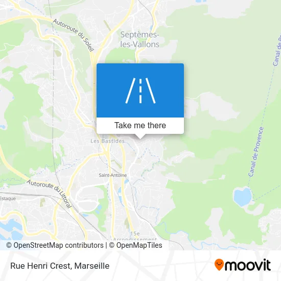 Rue Henri Crest map
