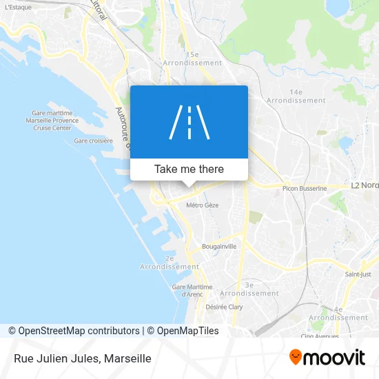 Rue Julien Jules map