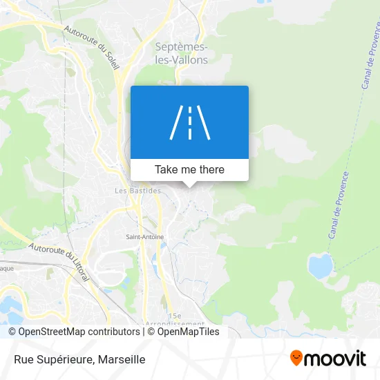 Rue Supérieure map