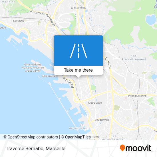 Traverse Bernabo map