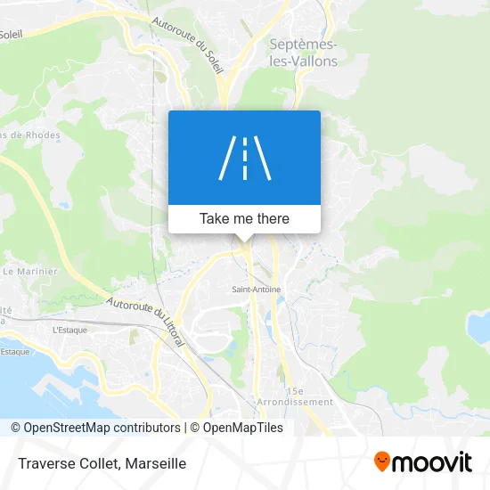 Traverse Collet map