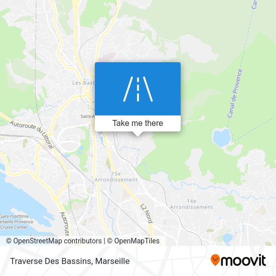 Traverse Des Bassins map