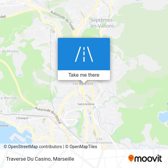 Traverse Du Casino map