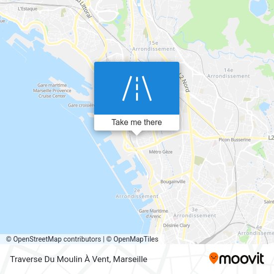 Traverse Du Moulin À Vent map