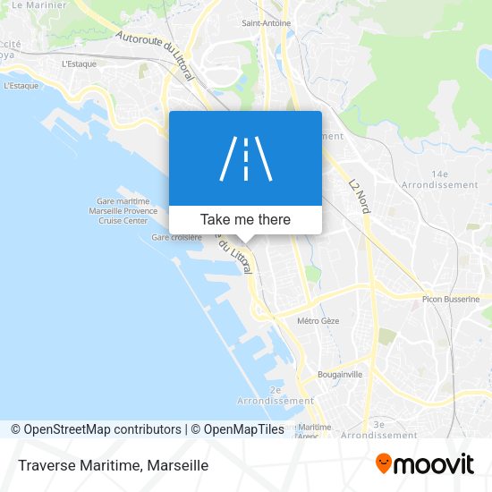 Traverse Maritime map