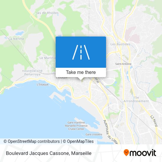 Boulevard Jacques Cassone map