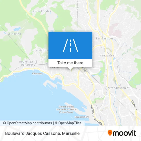 Boulevard Jacques Cassone map