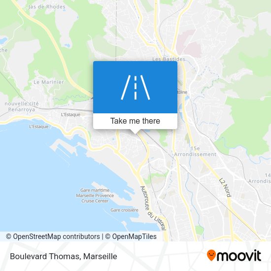 Boulevard Thomas map