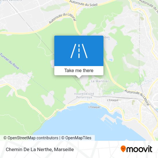 Chemin De La Nerthe map