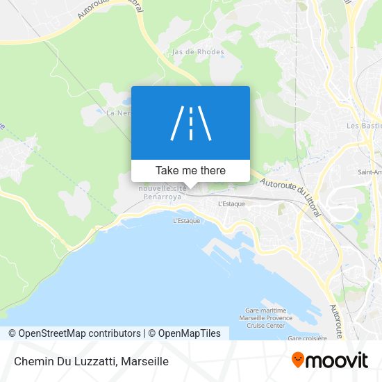 Chemin Du Luzzatti map