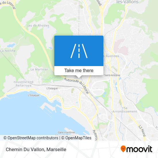 Chemin Du Vallon map