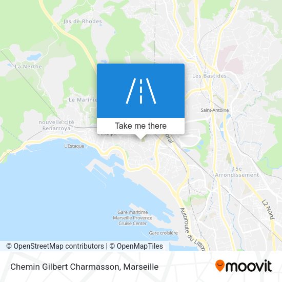 Chemin Gilbert Charmasson map