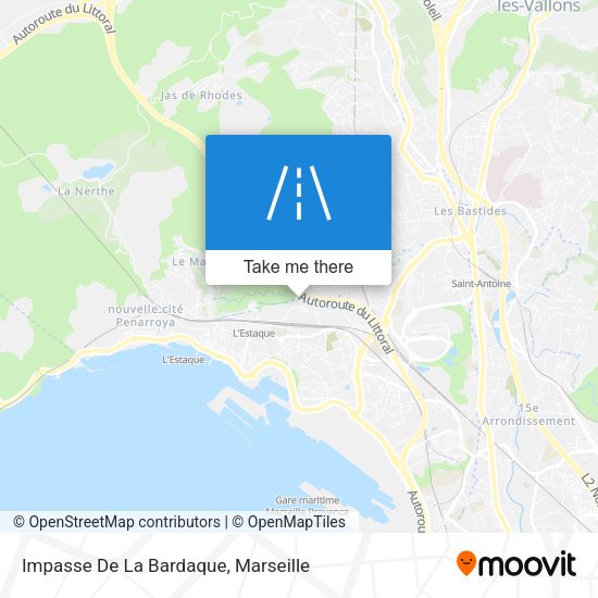 Impasse De La Bardaque map