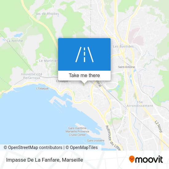 Impasse De La Fanfare map